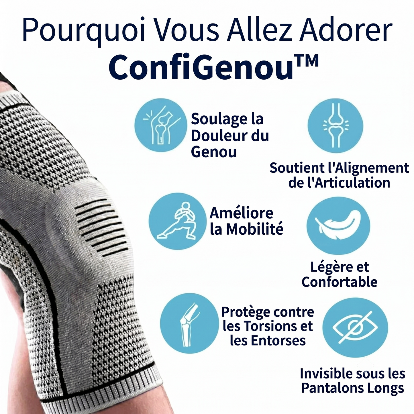 ConfiGenou™ | Retrouvez la liberté de bouger en toute confiance